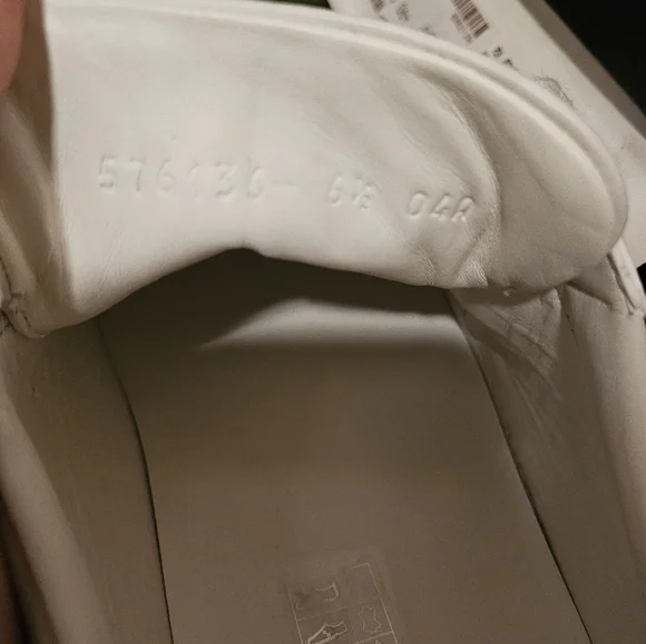 ATHANTIC GUCCI Sneakers White BRAND NEW SIZE 6.5 M 8.5 W.with COA - Picture 8 of 10